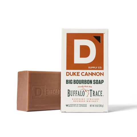 Duke Cannon Jabón en barra perfumado a barriles de roble bourbon y licores añejados, 10 oz, paquete de 1