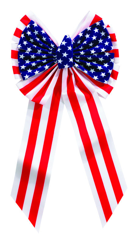 Holiday Trims patriotic Porch Decor Velvet 1 pk (Pack of 12)