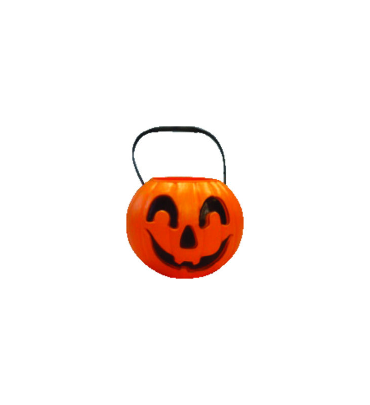 Union Products 8 in. Pumpkin Pail Halloween Decor (Pack of 12)