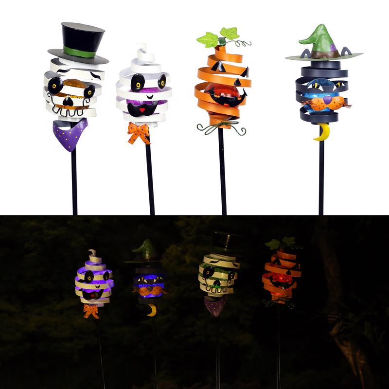 Alpine LED Bouncy Halloween Stake Yard Decor (Pack of 20)