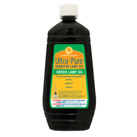 Lamplight Farms Ultra-Pure Clean Burn Lamp Oil Green 32 oz (Pack of 12)