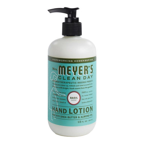 Mrs. Meyer's Clean Day Basil Scent Hand Lotion 12 oz 1 pk (Pack of 6)