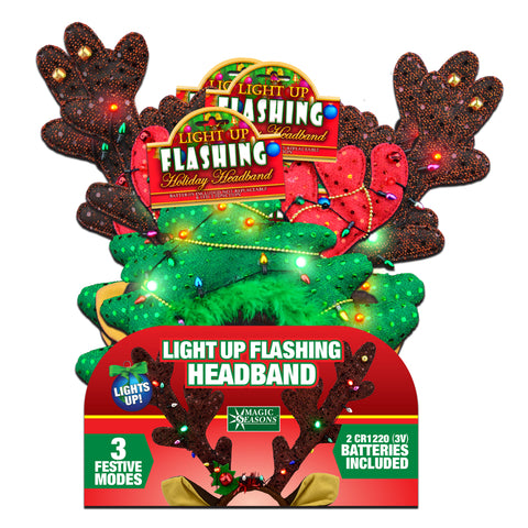 Magic Seasons Christmas Holiday Headbands 1 pk (Pack of 24)