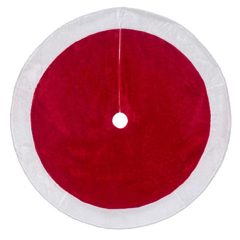 Dyno Red/White Tree Skirt 0.5 in. (Pack of 6)