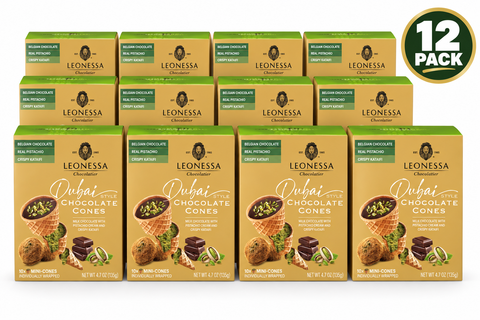 Leonessa Milk Chocolate with Pistachio Cream Chocolate Candies 4.7 oz (Pack of 12)