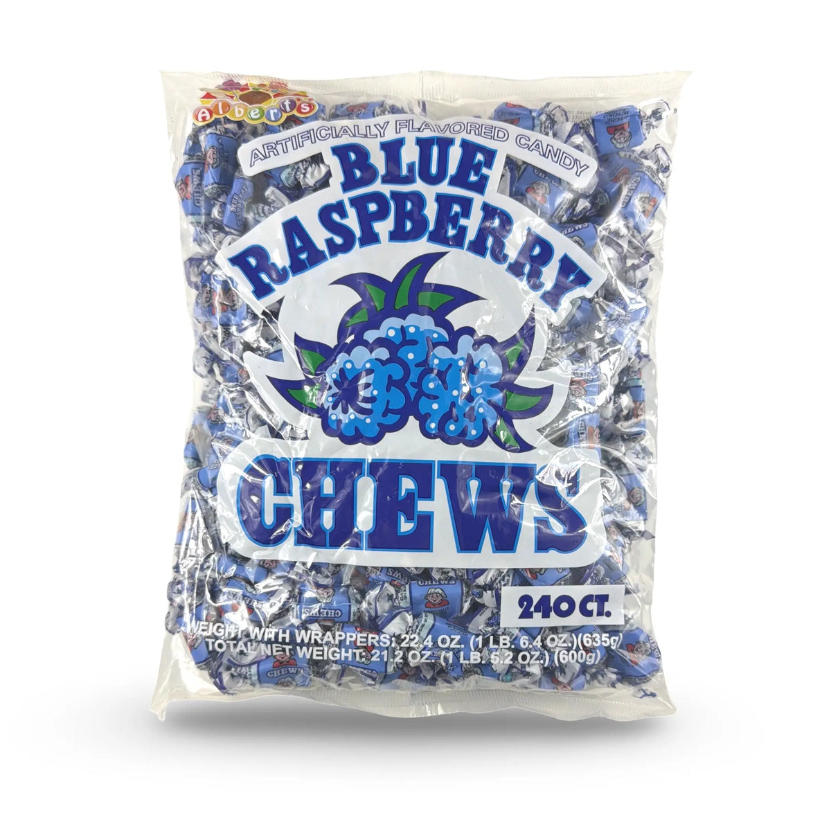 Alberts Bag Fruit Chews Assorted 240ct